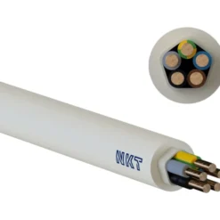 200 meter NKT Noiklx installationskabel, 5G4 mm², 200 meter