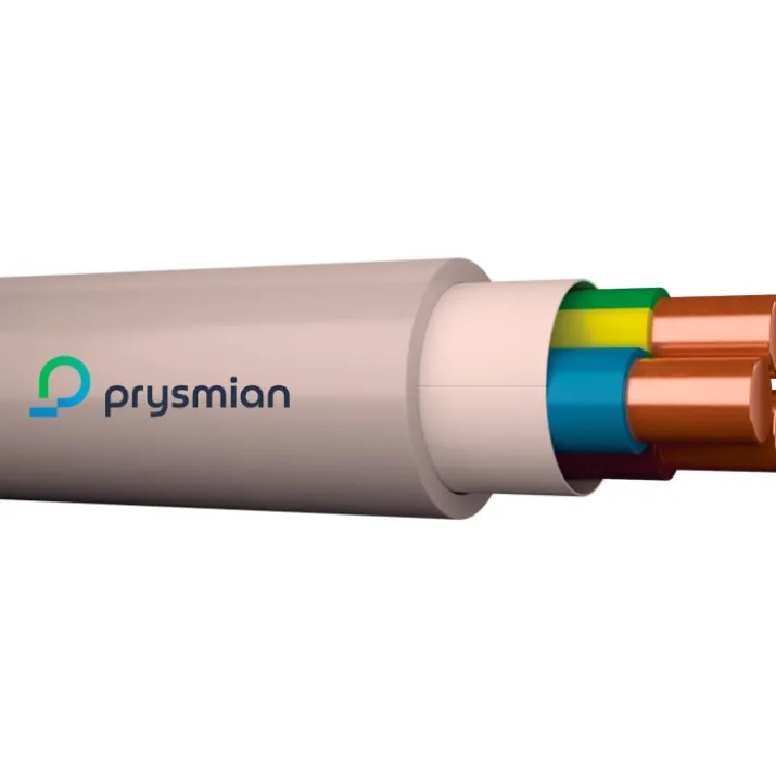 100 meter Prysmian Afumex installationskabel, 3G1,5 mm², 100 meter