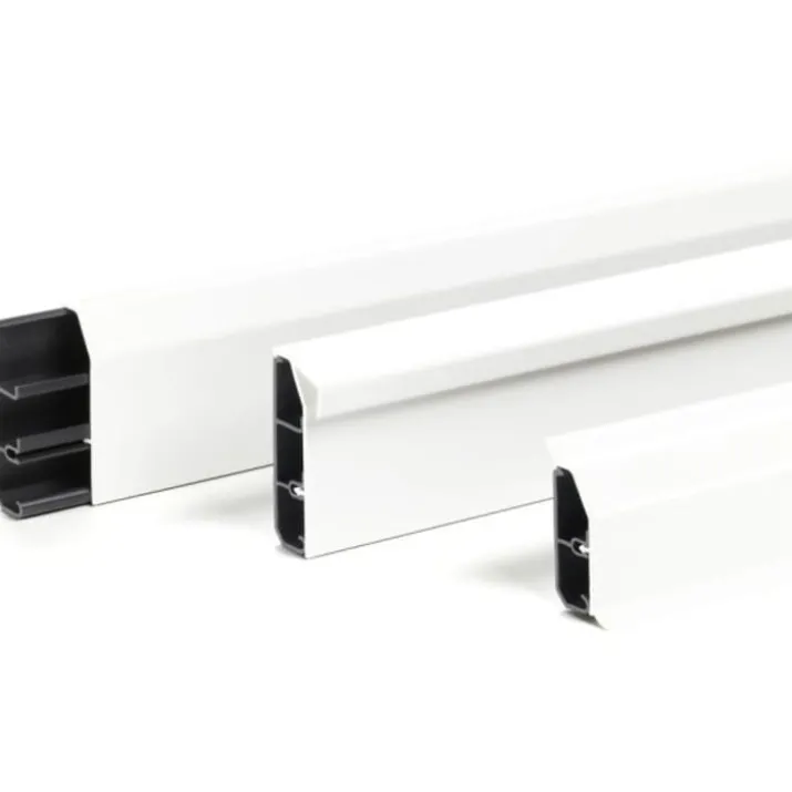 2 meter Rehau fodpanel, SL 20/70 mm, hvid