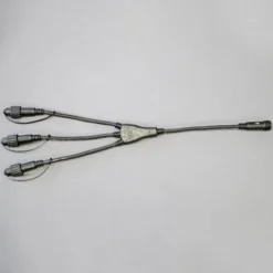MK Quickfix fordeler, 3 udgange, 230V, sort