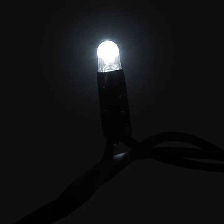 MK String Lite LED lyskæde, 120 koldhvid, 230V, 12 meter, sort