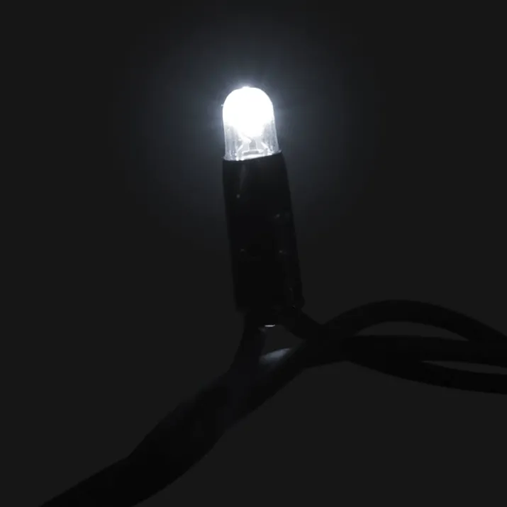 MK String Lite LED lyskæde, 120 koldhvid, 230V, 20 meter, sort