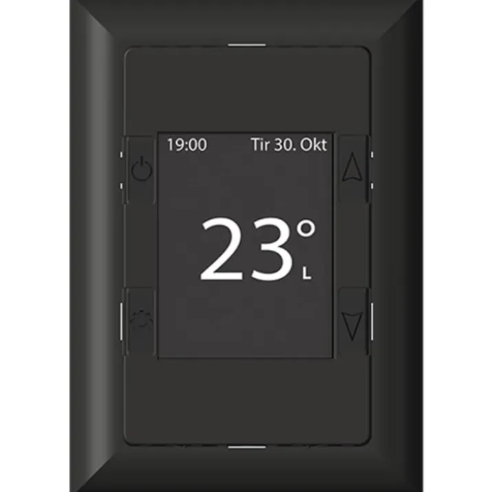 Mtouch One termostat elgulvvarme, koksgrå