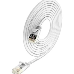 Net-com patchkabler U/UTP kat.6 0,15 meter, Ø3,8 mm, hvid