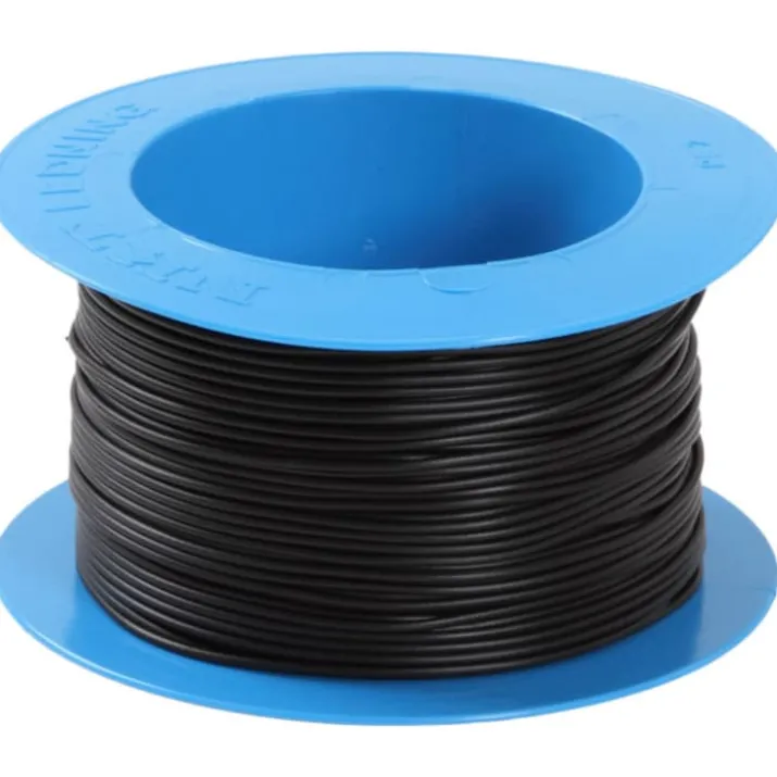 Nexans PVT90 ledning, 1x0,75 mm², sort, metervare