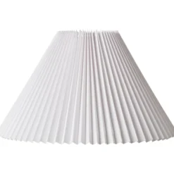 Nielsen Light Emma Hacienda Plisse lampeskærm, hvid, H27 cm