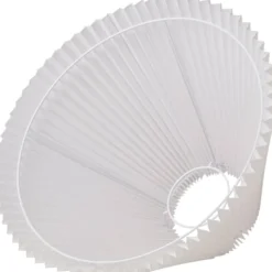 Nielsen Light Emma Hacienda Plisse lampeskærm, hvid, H27 cm