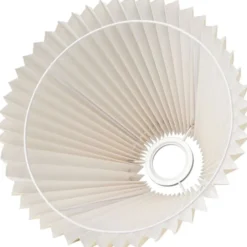 Nielsen Light Emma Piso Plisse lampeskærm til væg/pendel, beige, H19 cm