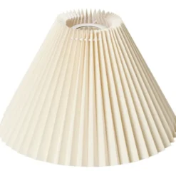 Nielsen Light Emma Piso Plisse lampeskærm til væg/pendel, beige, H19 cm