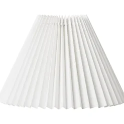 Nielsen Light Emma Piso Plisse lampeskærm til væg/pendel, hvid, H16,5 cm