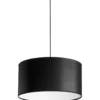 Nielsen Light Isabella Castillo lampeskærm, sort/hvid, Ø40 cm