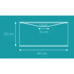 Nielsen Light Isabella Castillo lampeskærm, sort/hvid, Ø40 cm