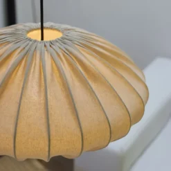 Nielsen Light Jasmin Ellipse pendel, sort ledning, sand