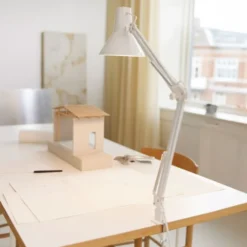 Nielsen Light Jensen arkitektlampe, hvid