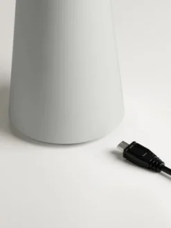 Nielsen Light Move Me genopladelig bordlampe, lysegrå