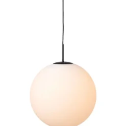 Nielsen Light Nora cafependel, opal/sort, Ø40 cm