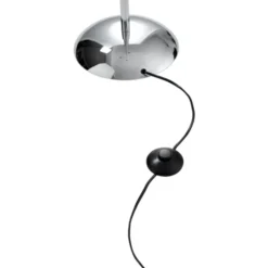 Nielsen Light Salsa gulvlampe, krom med grøn nuancer skærme