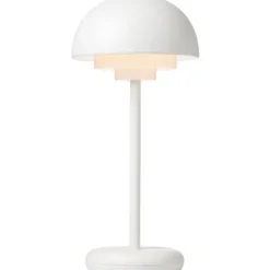 Nielsen Light Toscana genopladelig bordlampe, hvid