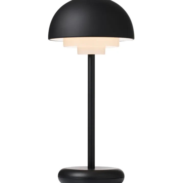 Nielsen Light Toscana genopladelig bordlampe, sort