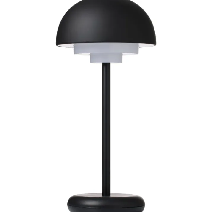 Nielsen Light Toscana genopladelig bordlampe, sort