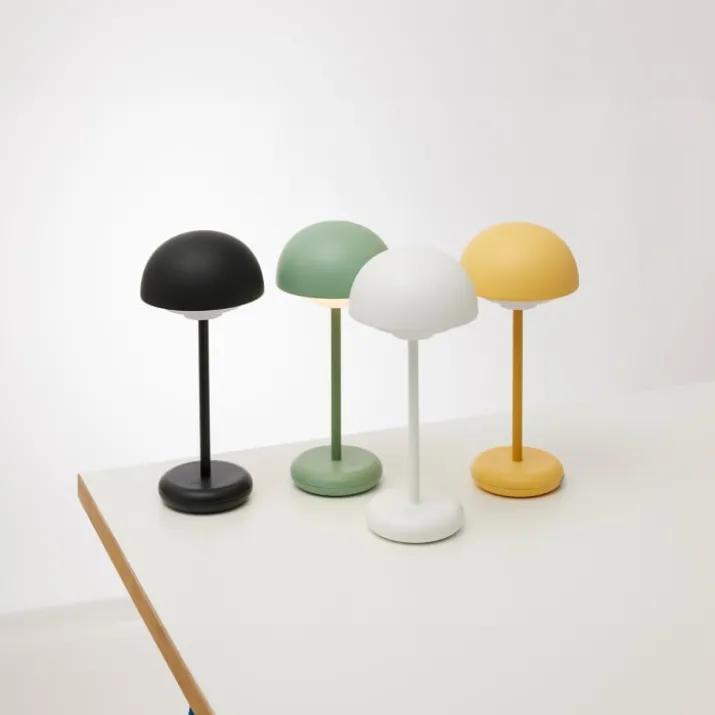 Nielsen Light Toscana genopladelig bordlampe, sort