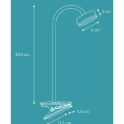 Nielsen Light Tulipan klemmelampe