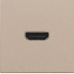 Niko HDMI udtag connector for stikmontering, beige