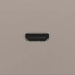 Niko HDMI udtag connector for stikmontering, bronze