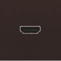 Niko HDMI udtag connector for stikmontering, brun
