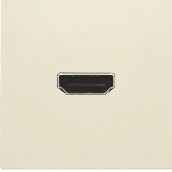 Niko HDMI udtag connector for stikmontering, cream