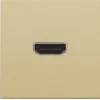 Niko HDMI udtag connector for stikmontering, guld