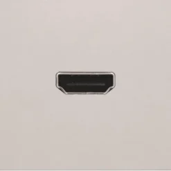 Niko HDMI udtag connector for stikmontering, lysegrå