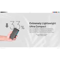 Nitecore Summit powerbank, 20.000 mAh