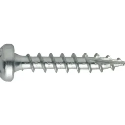 NKT Spun+ skrue, elforzinket, panhoved, 4,0x40 mm, 200 stk