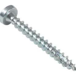NKT Spun+ skrue, elforzinket, panhoved, 4,0x50 mm, 200 stk