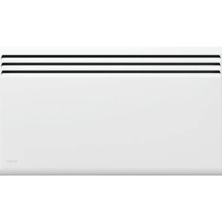 Nobø NFK4N elradiator med termostat & frontudslip, 230V, 1500W, 15-22 m²