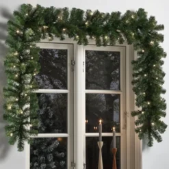 Nordic Winter granguirlande med lys 230V