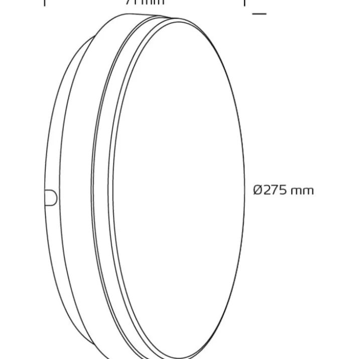 Nordtronic Adrina udendørs plafond