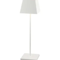 Nordtronic Conexos genopladelig bordlampe, hvid