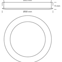 Nordtronic Linea møbelspots 3-kit, 3000K, børstet aluminium