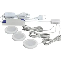Nordtronic Linea møbelspots 3-kit, 3000K, hvid