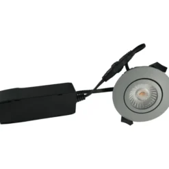 Nordtronic Low Profile ECO indbygningsspot, grå, 3000K