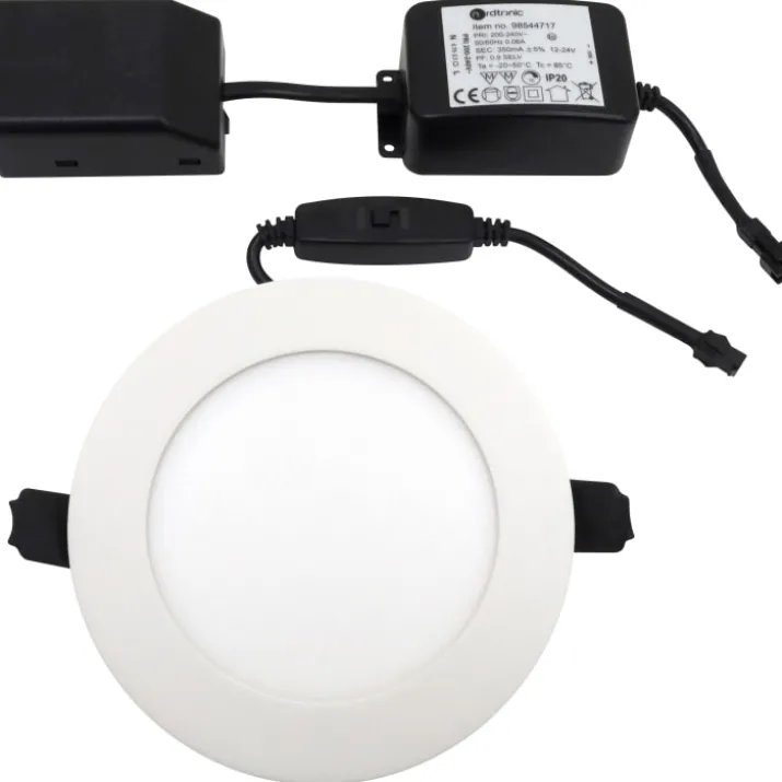 Nordtronic Lucette G2 indbygningsspot, Ø12 cm