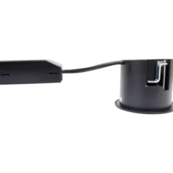 Nordtronic Quick Install indbygningsspot, GU10, rund, børstet aluminium