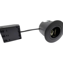 Nordtronic Quick Install indbygningsspot, GU10, rund, mat sort