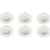 Nordtronic Velia Eco CCT indbygningsspot, 6-pak