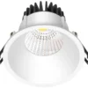 Nordtronic Velia indbygningsspot, mat hvid, 2700K