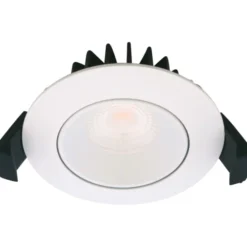 Nordtronic Velia Low Profile indbygningsspot, mat hvid, 3000K