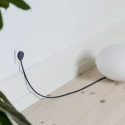 Norm F stikprop, schuko, med jord, blå