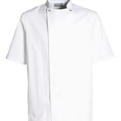 Nybo Workwear Take Away kokkejakke med korte ærmer, hvid, str. 2XL